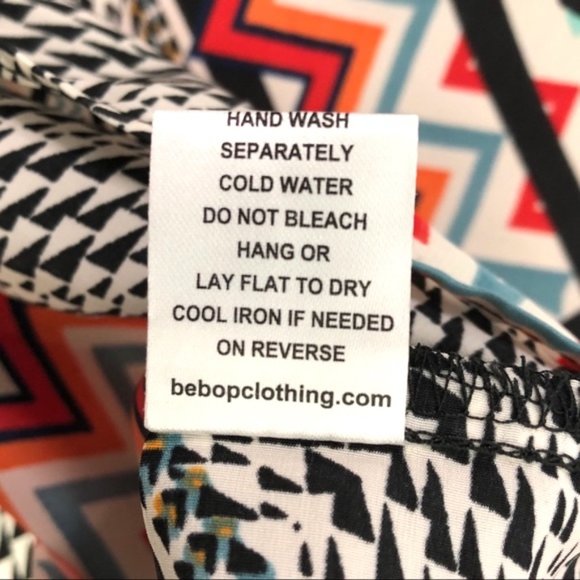 New BeBop Geometric Print Sleeveless Shift Mini Dress Multicolor Size Small - Picture 15 of 16